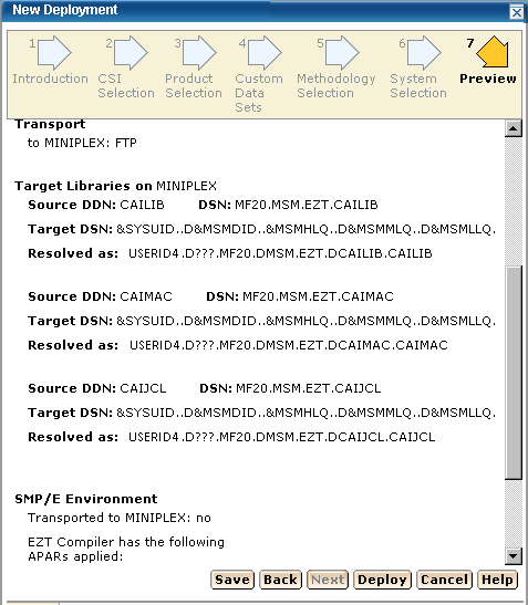 Symbolic Preview Example