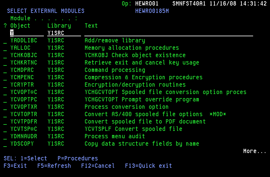Adding Modules and Procedures (3)