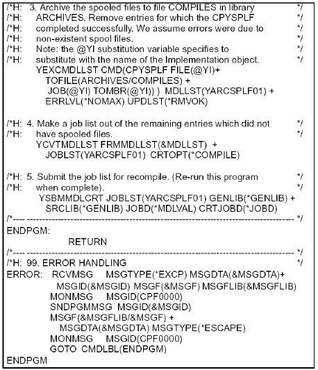 Example - Executing a Model Object List 2