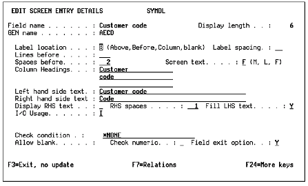 Modifying Field Label Text