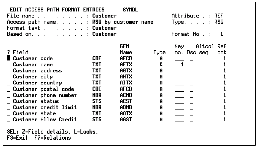 Changing the Key Sequence