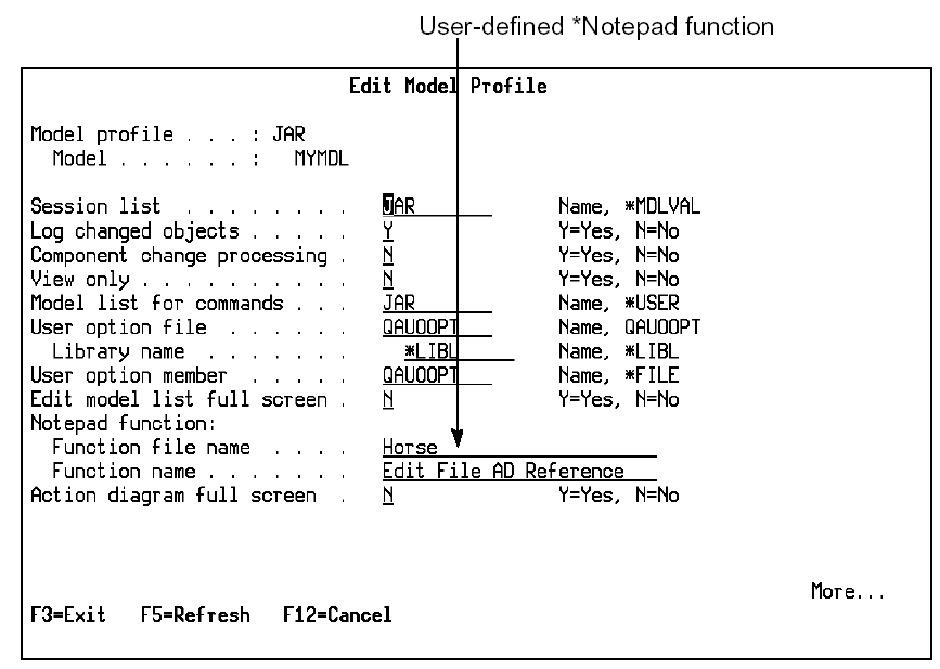 User-Defined *Notepad Function