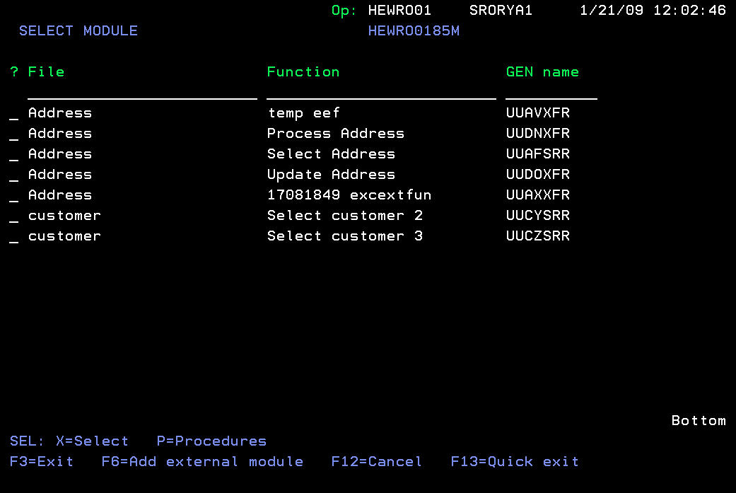 Adding Modules and Procedures (2)