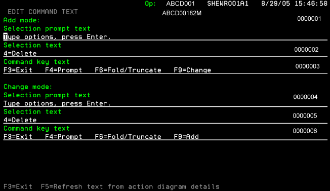 Example of the Fold/Truncate text being retrieved from a message.