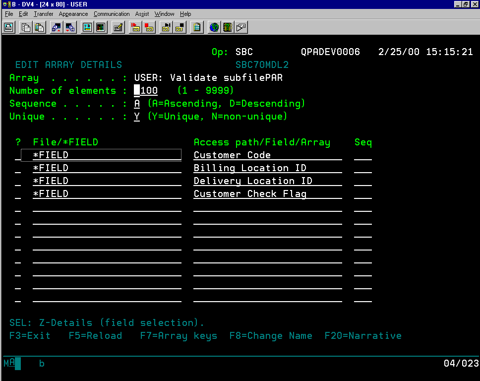 The Newly Created Array