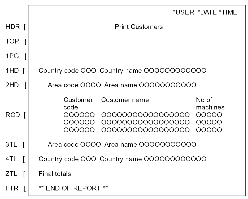 Report Design Fields by Format