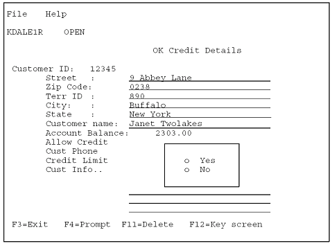 Specifying a Drop-Down Selection Field