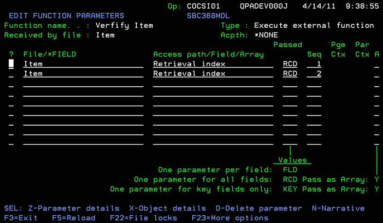 Invalid duplicate paramters