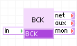 BCK： バックアップ イネーブラ