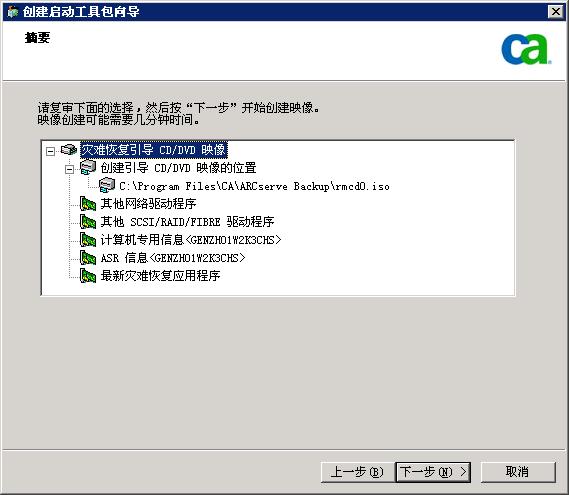 引导 CD 映像摘要