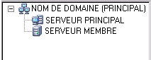 Arborescence de répertoire de serveur Server Admin