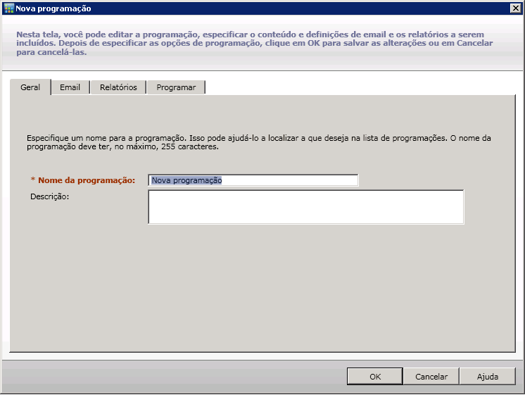 Programação de email - guia Geral.