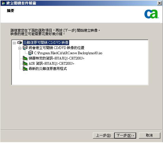 開機 CD 映像摘要