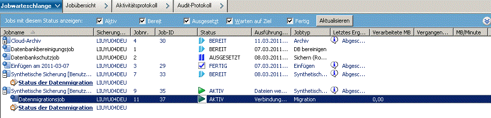 SFB Job with Rotation Scheme_Job Queue Tab