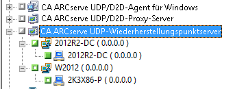 CA ARCserve UDP-Recovery Point Server