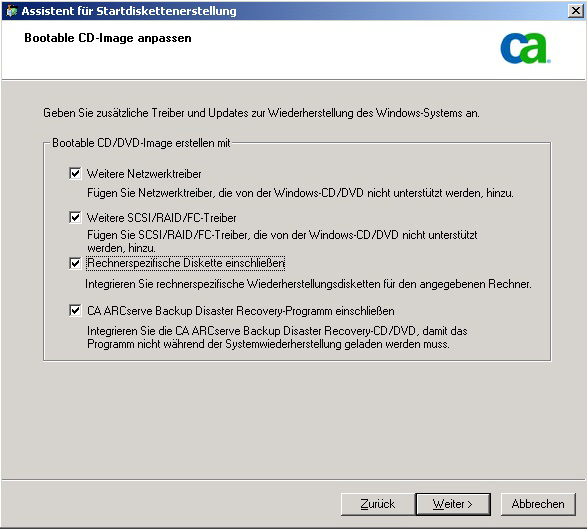 Hinzufügen zusätzlicher Treiber