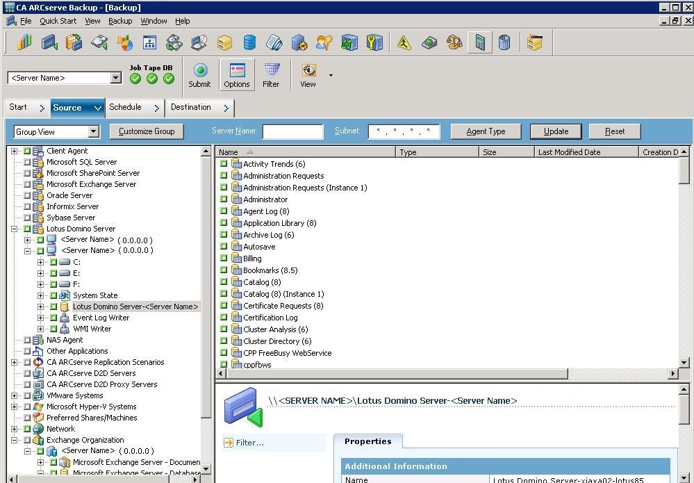 Registerkarte "Quelle"