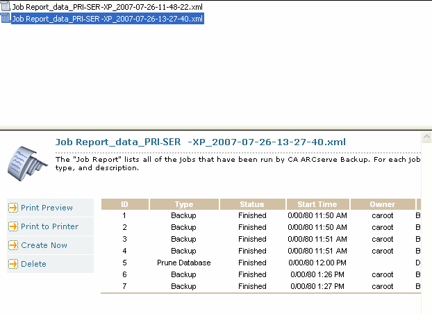 Report Manager Dialog