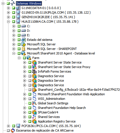 Conjunto de SharePoint en Server 2010
