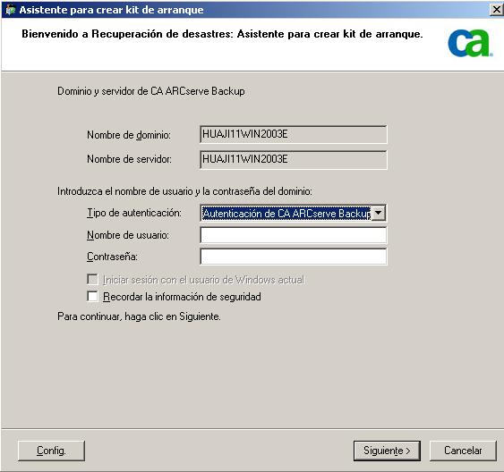 Asistente del kit de arranque