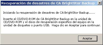 Insertar medios de CA ARCserve