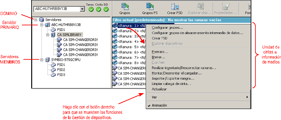 Ilustración: gestión de dispositivos centralizada