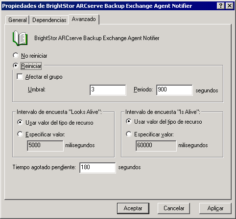 Ficha del sistema de notificación de agentes