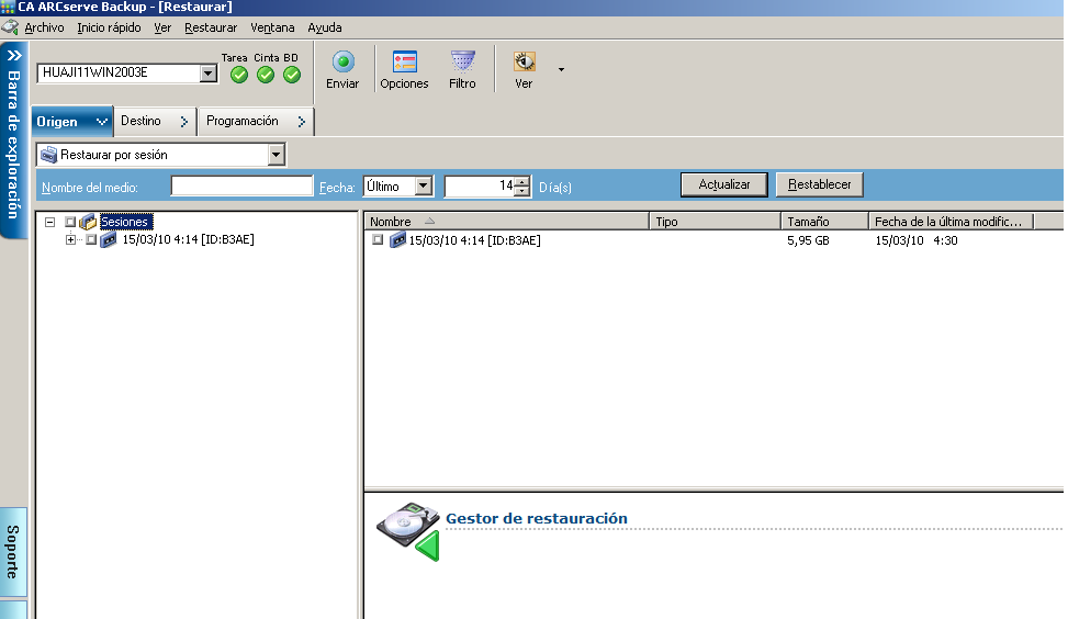 Ejecución de una restauración de nivel de documento a la ubicación alternativa en SharePoint 2010