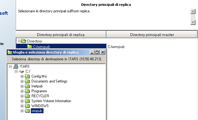 Percorsi DDD di replica.