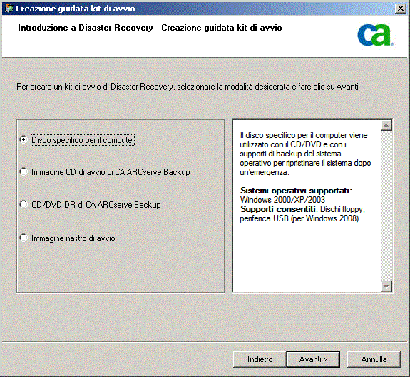MSD_procedura guidata kit di avvio