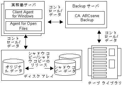 サポートされる Client for VSS Software Snap-Shot のリモート設定。