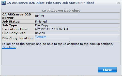 Alert Report Details