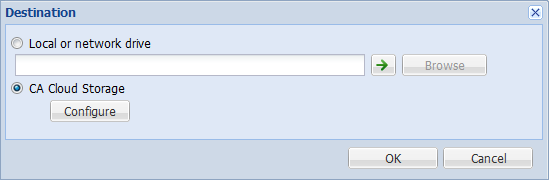 Restore - Browse Archive To Change Destination on a Local or Network Drive.