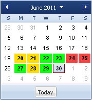 Calendar - Recovery Point