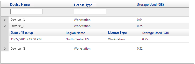 az_cad2d--Storage Summary - Statistics-W