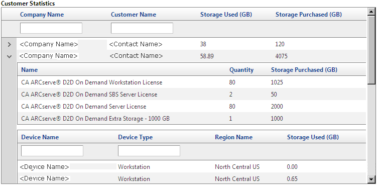 az_cad2d--Storage Summary - Statistics Partner-W