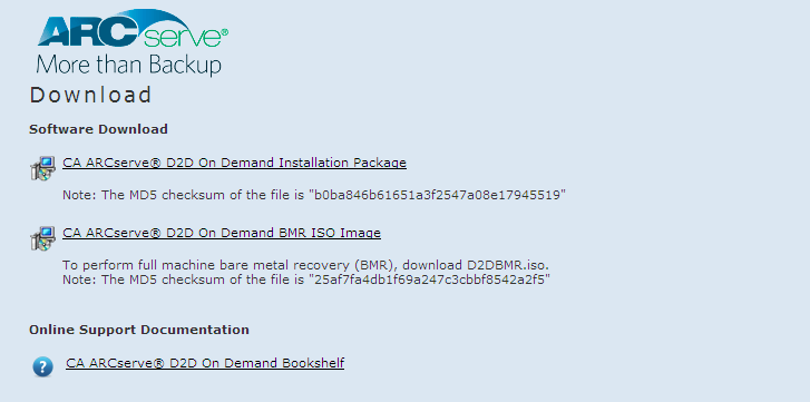 Software Download Screen