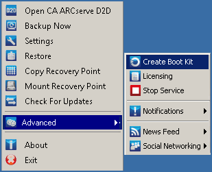 Tray Monitor Create Boot Kit