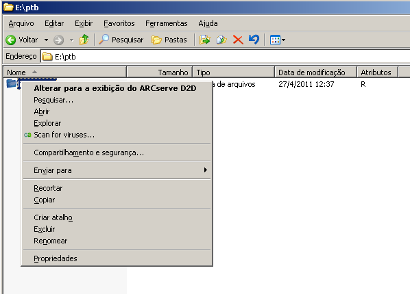 Restaurar a exibição do D2D - Alterar a exibição do D2D