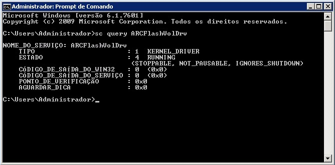 Verificando o driver