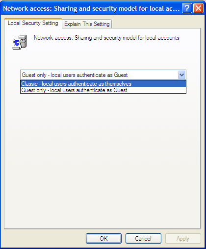 Guest Access Problem - settings