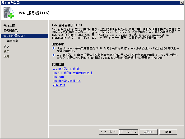 IIS 向导 -