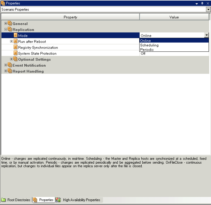 Choose a Replication Mode