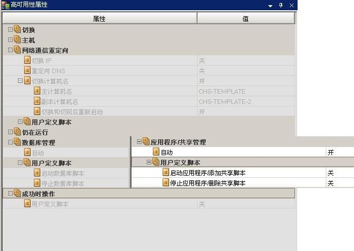 HA 属性以及脚本