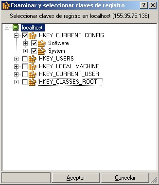 Claves de registro en el master