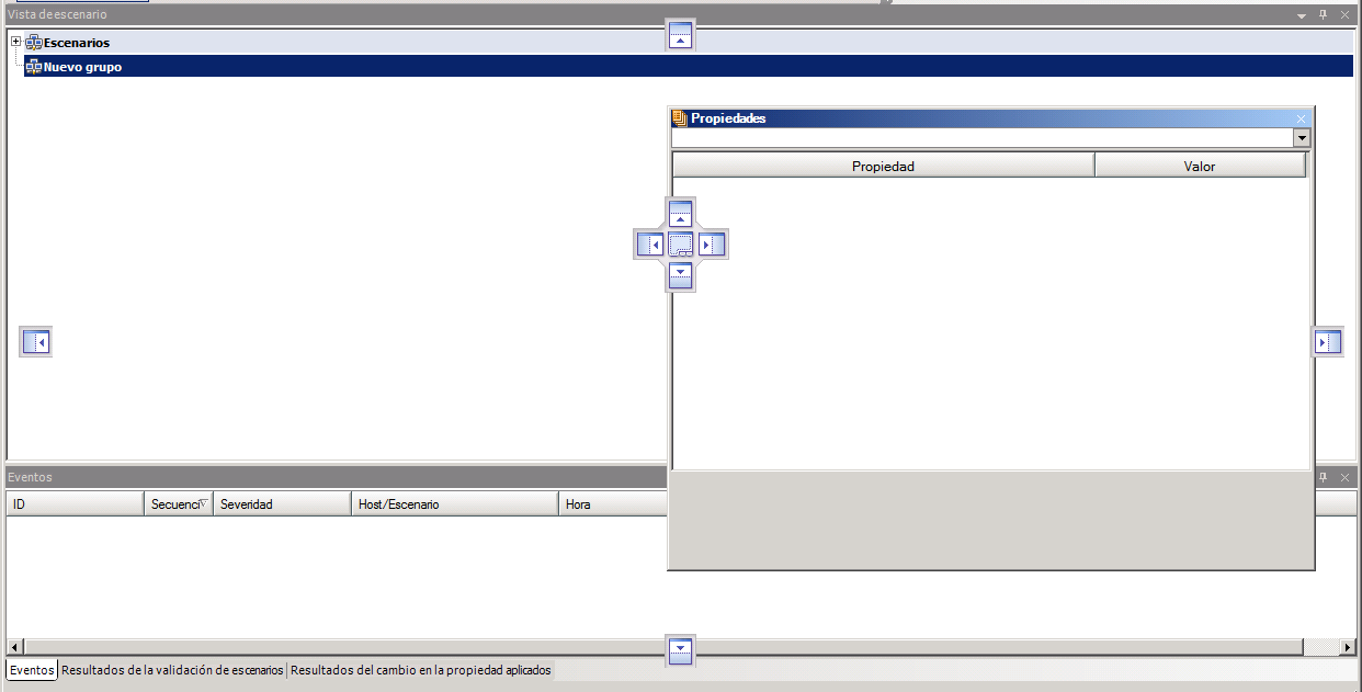 Gestor de RHA con diamante de acoplamiento visible para los paneles móviles