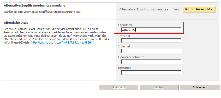 Öffentliche URL auf Replikat für Übereinstimmung mit Master festgelegen