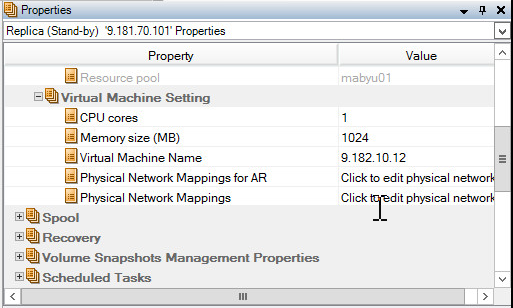 virtual machine setting prop