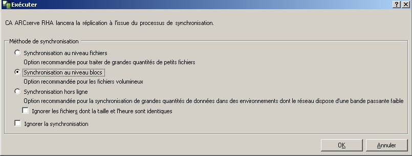 La boîte de dialogue d'exécution s'ouvre.