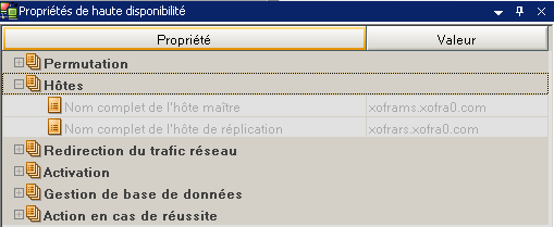 Développement des hôtes